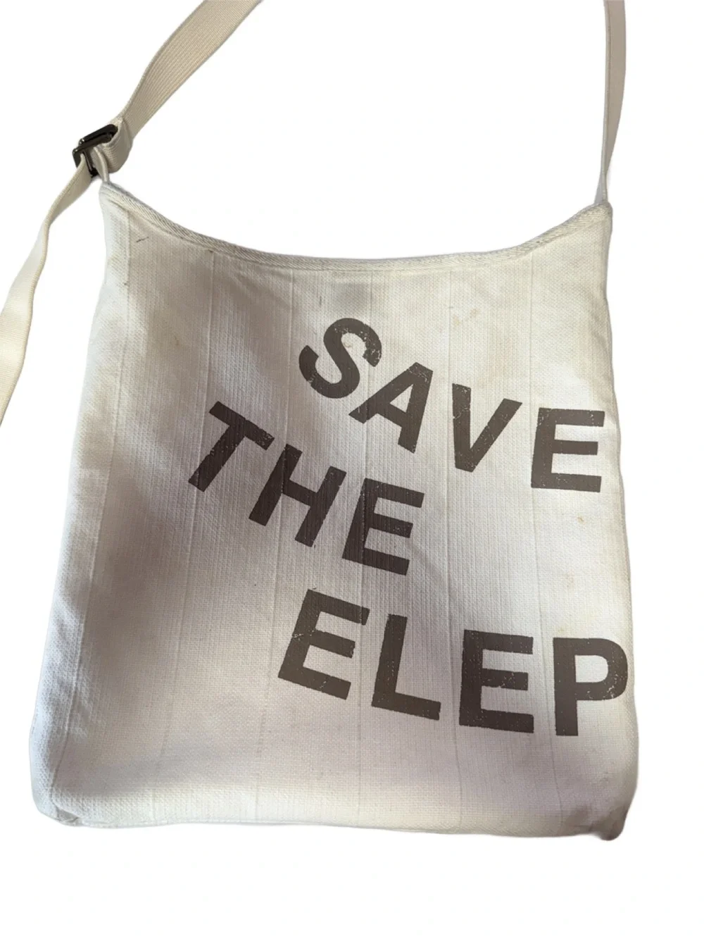 Hunting World x Borneo Conservation Reversible Save The Elephants Crossbody Bag